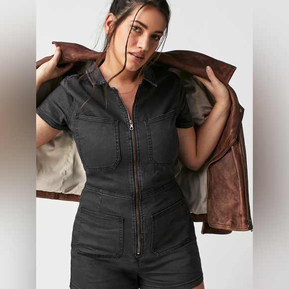 Free People Pants - Free people Women's Crvy Lennox Shortsuit